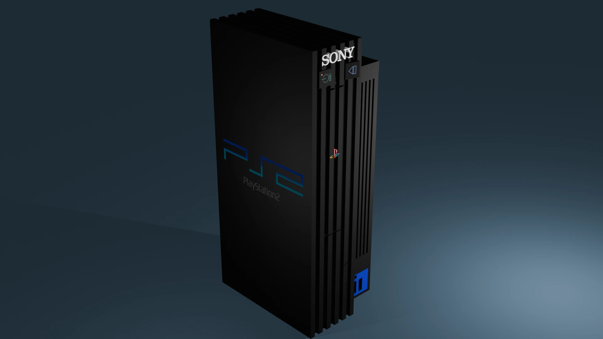 Aperçu du projet Modélisation 3D : PlayStation 2