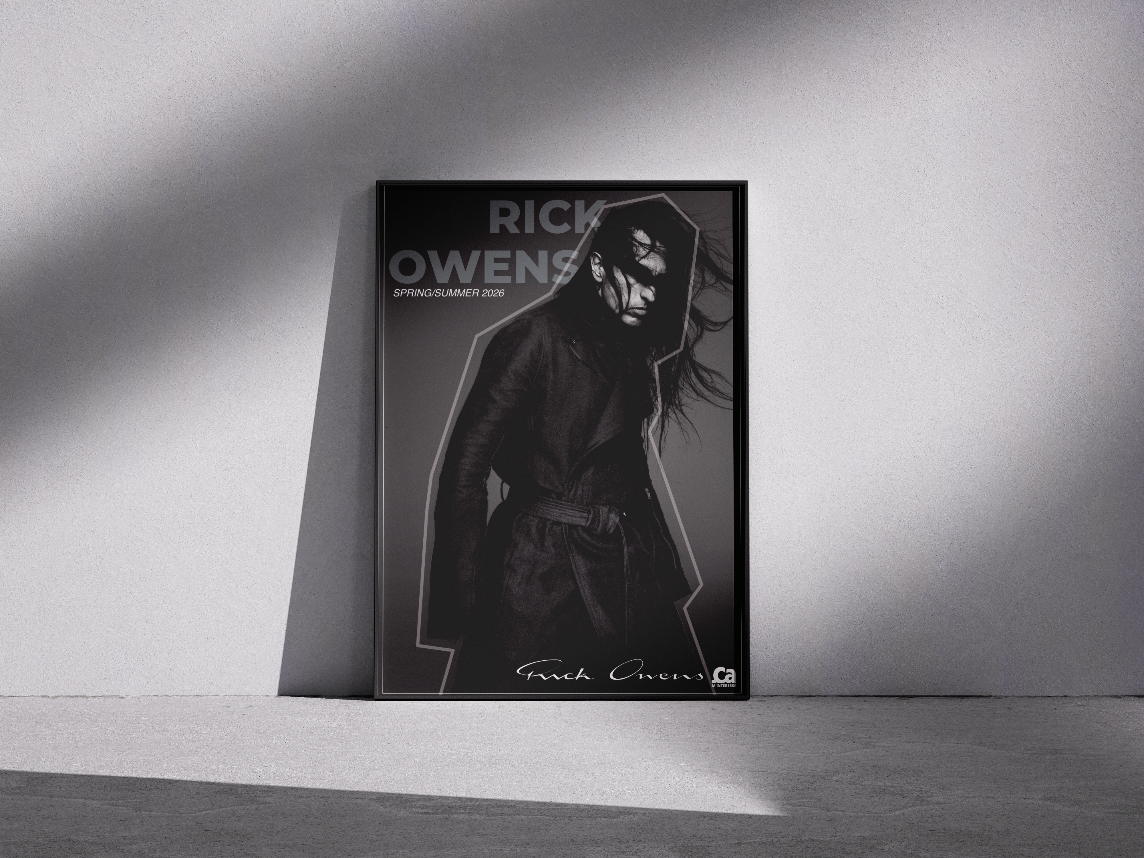 Aperçu du projet Magazine Rick Owens